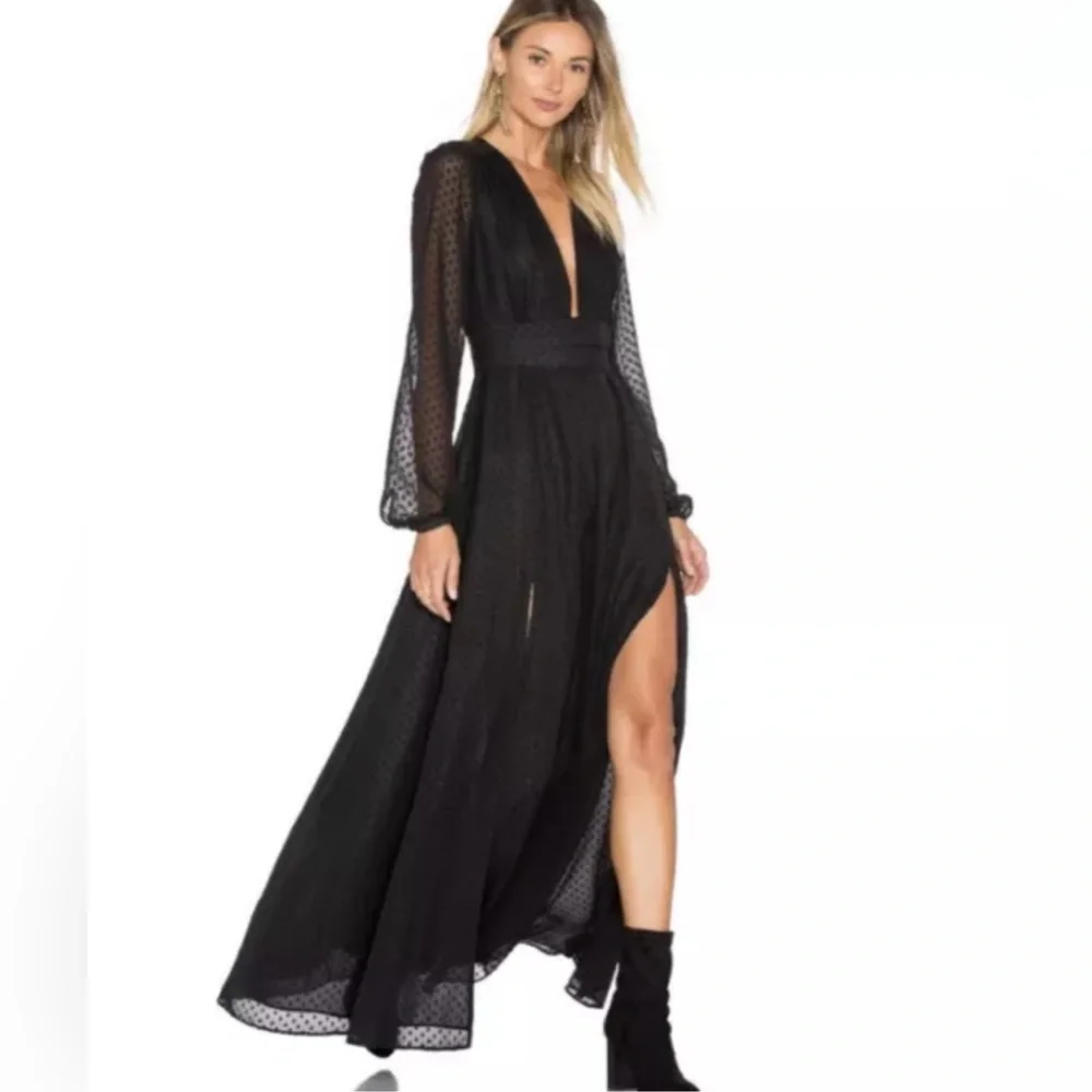 Revolve Privacy Please Stockton Dress Black Size Medium - Picture 9 of 14